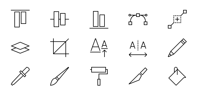 linea フォントサンプル